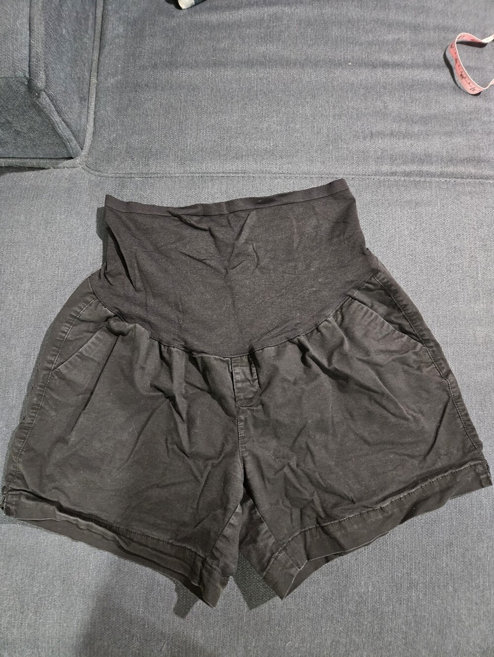 Soft Black Old Navy Maternity Shorts